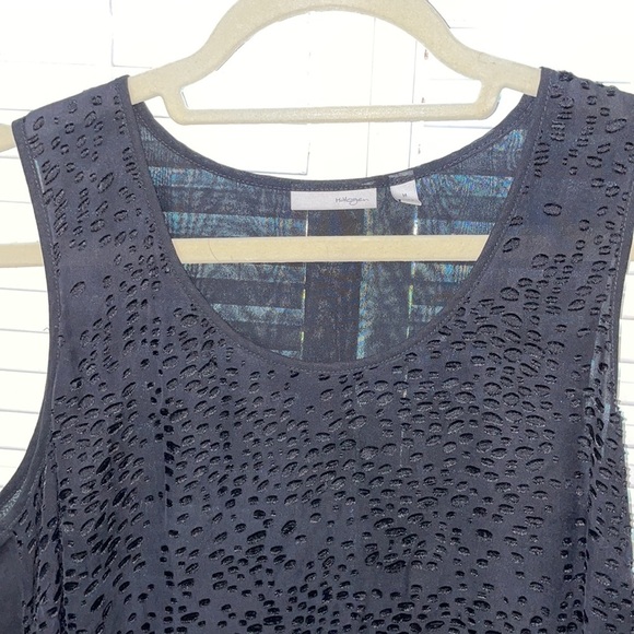 Halogen tank top raised print leopard - Picture 1 of 3
